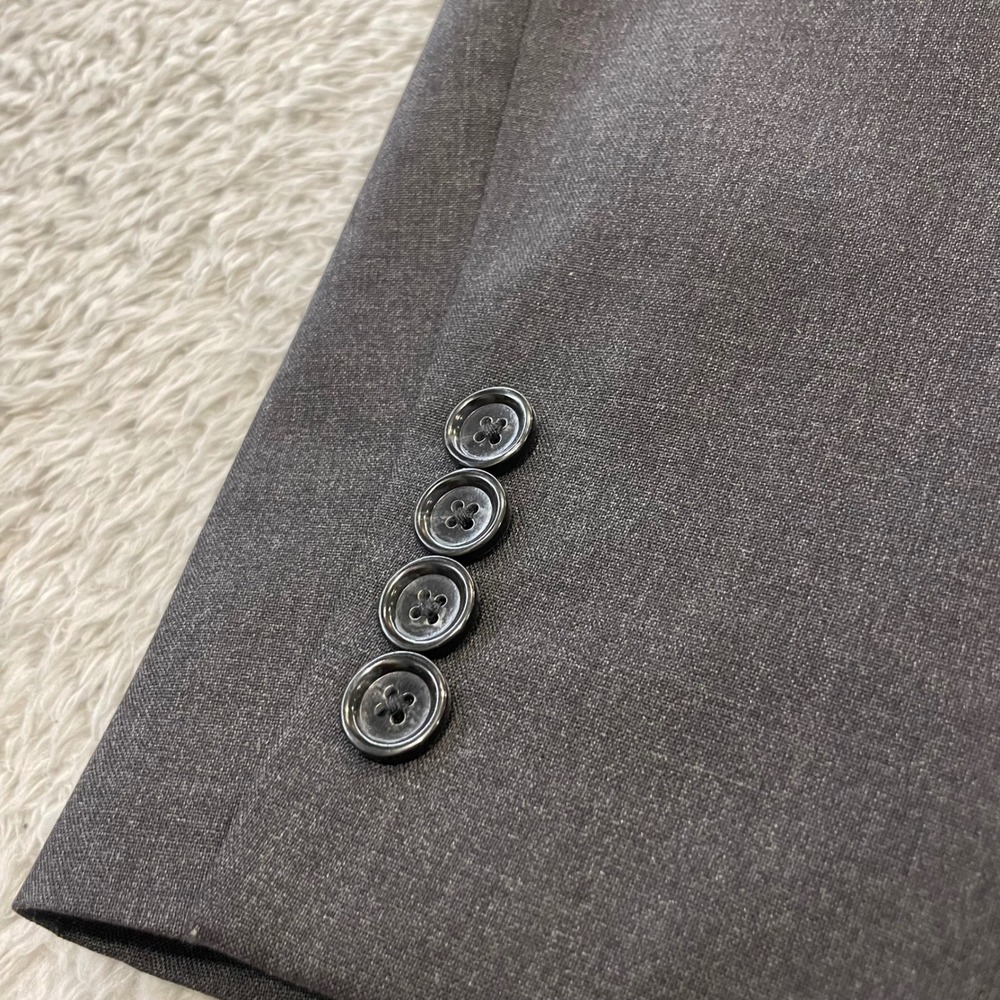 J.Crew Loro Piana Ludlow Suit Jacket Mens 38S Dark Gray Super 120s Wool Blazer - Picture 6 of 14